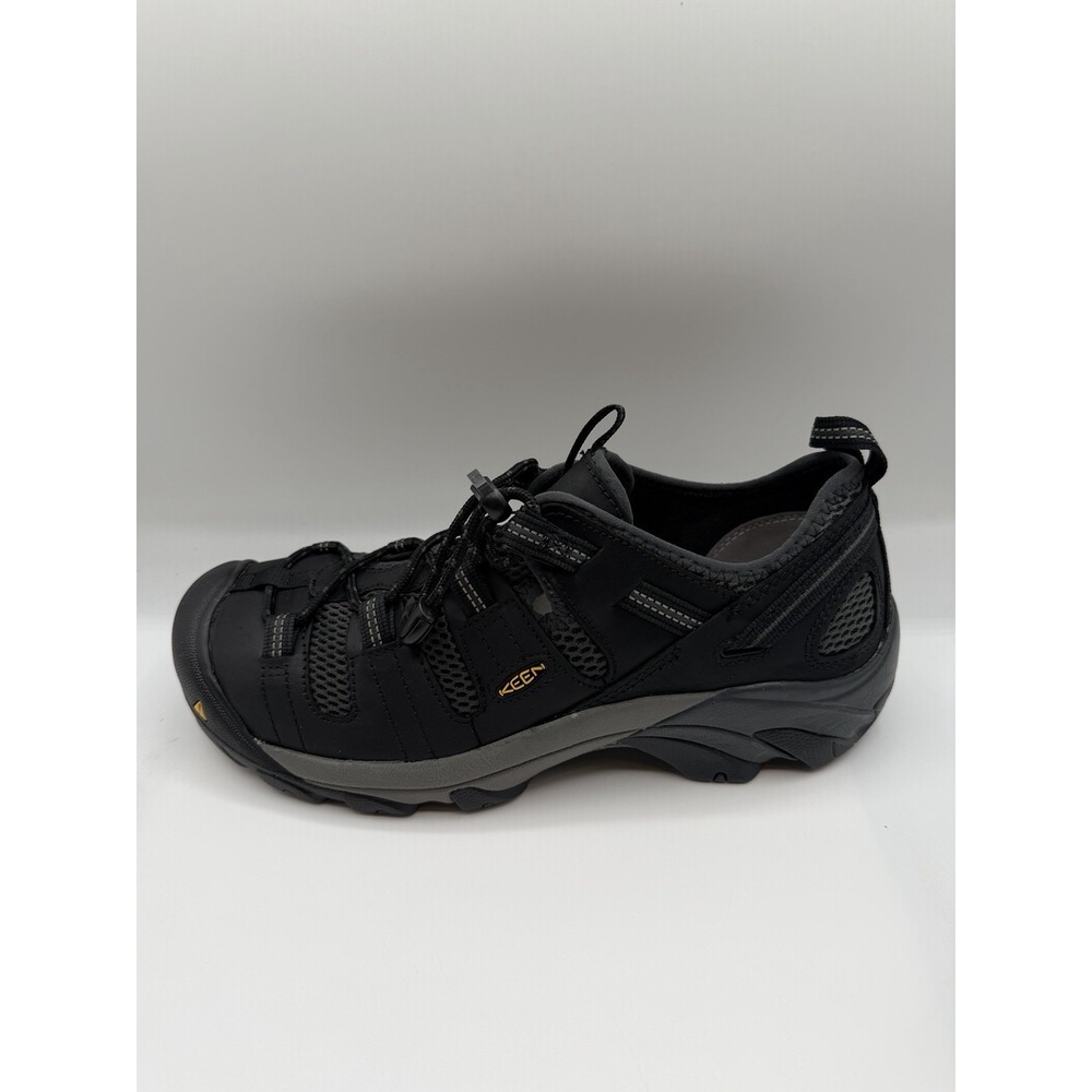 KEEN Atlanta Cool Steel Toe Work Shoes,Men's 10.5 EE,(X-WIDE),Black,EH Rated,NIB